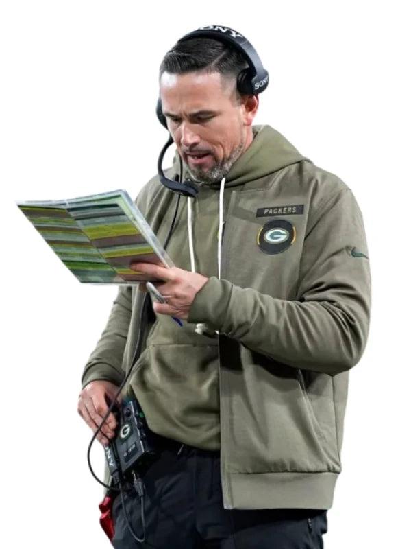 Matt LaFleur Green Bay Packers Salute To Service Jacket 2025