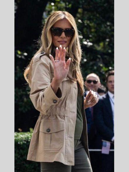 Melania Trump Texas Flooding Jacket