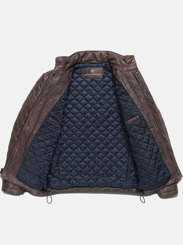 Men s Brown Highlands Leather Jacket