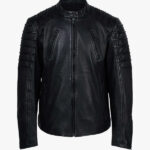 Men s Dash Black Leather Jacket