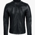 Men s Franky Black Leather Jacket