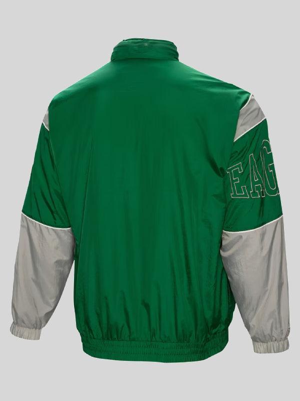 Men s Kelly Green Philadelphia Eagles Authentic Full Zip Sideline Jacket