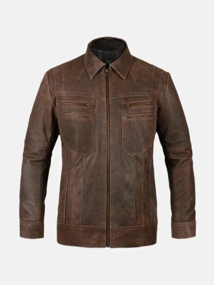 Men s Lambskin Biker Leather Jacket