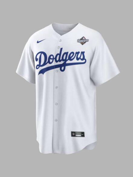 Men s Los Angeles Dodgers Shohei Ohtani Nike White 2025 World Series Home Replica Player Jersey
