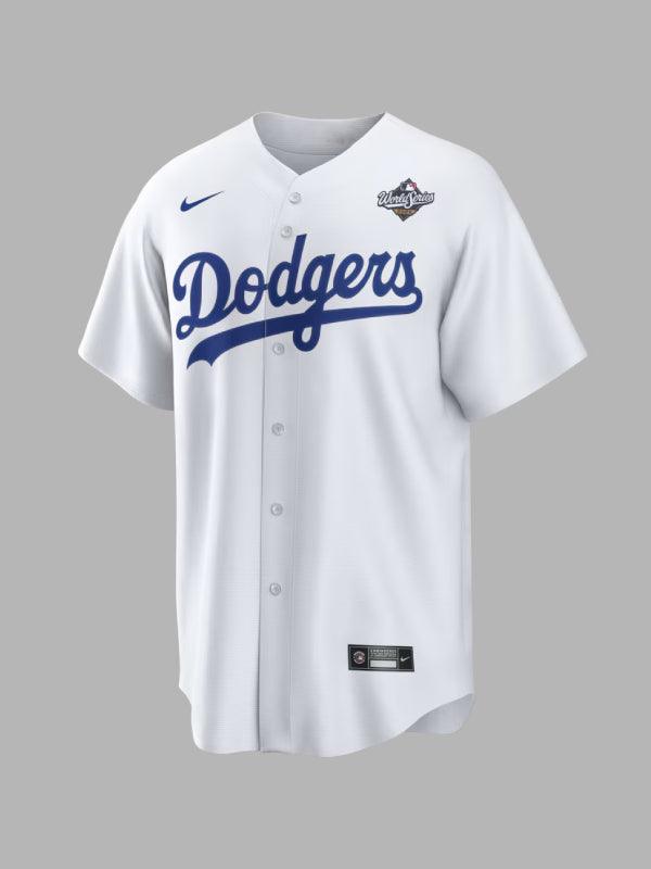 Men s Los Angeles Dodgers Shohei Ohtani Nike White 2025 World Series Home Replica Player Jersey