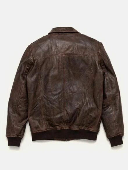 Men s Maverick Leather Bomber Jacket