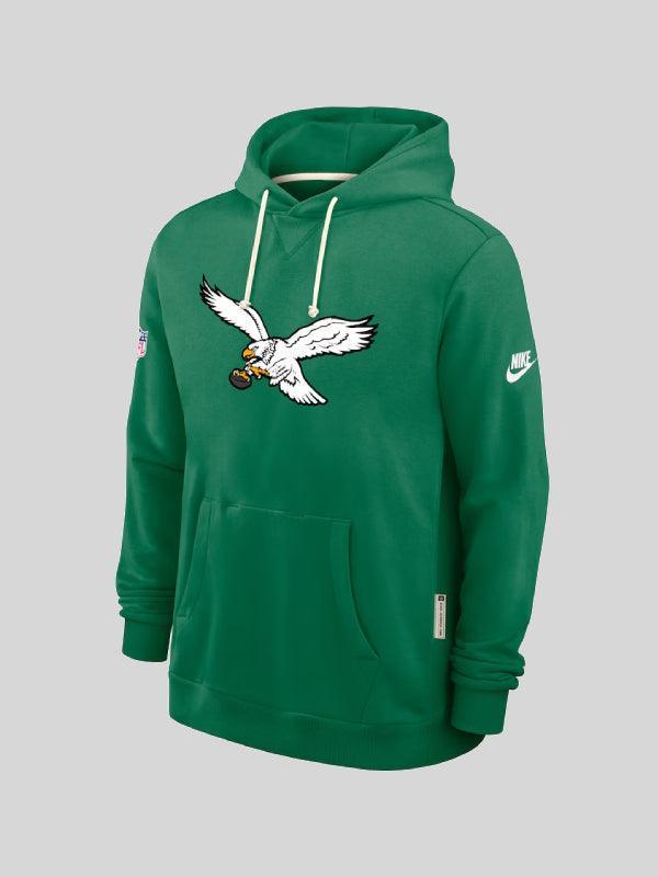 Men s Nike Kelly Green Philadelphia Eagles 2025 Sideline Standard Issue Alt Pack Dri FIT Hoodie