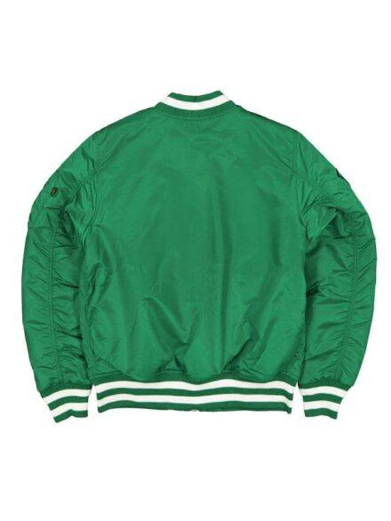 Men s Philadelphia Eagles New Era x Alpha Industries Kelly Green MA 1 Full Zip Bomber Jacket