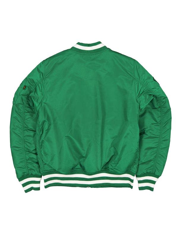 Men s Philadelphia Eagles New Era x Alpha Industries Kelly Green MA 1 Full Zip Bomber Jacket