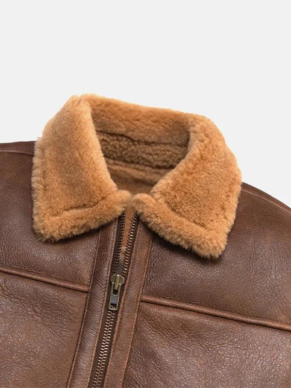 Men s Shearling Leather Jacket