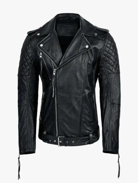 Men s Simba Biker Leather Jacket