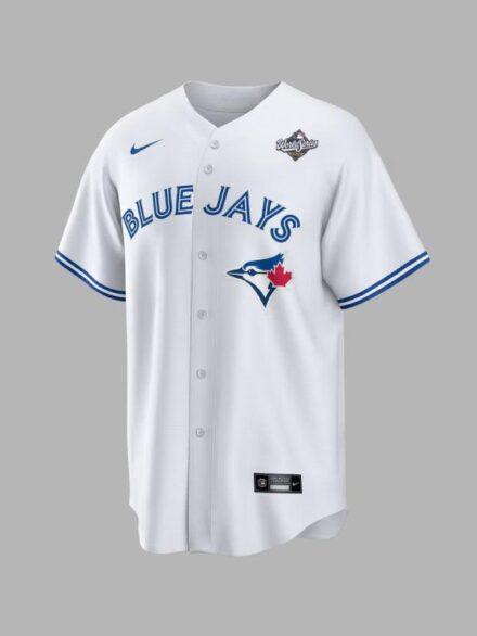 Men s Toronto Blue Jays Vladimir Guerrero Jr Nike White 2025 World Series Replica Jersey