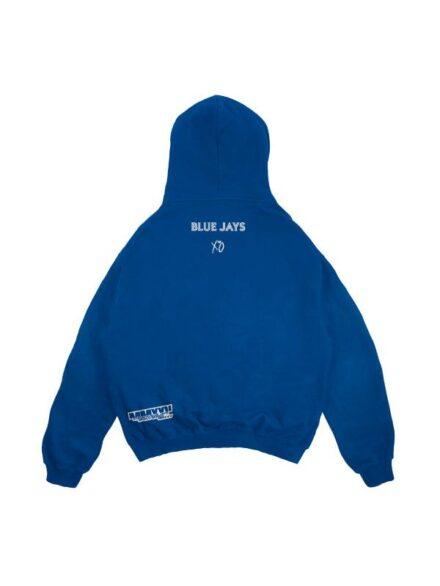 Men s Toronto Blue Jays x The Weeknd Fanatics Royal 2025 World Series Legacy Fleece Hoodie