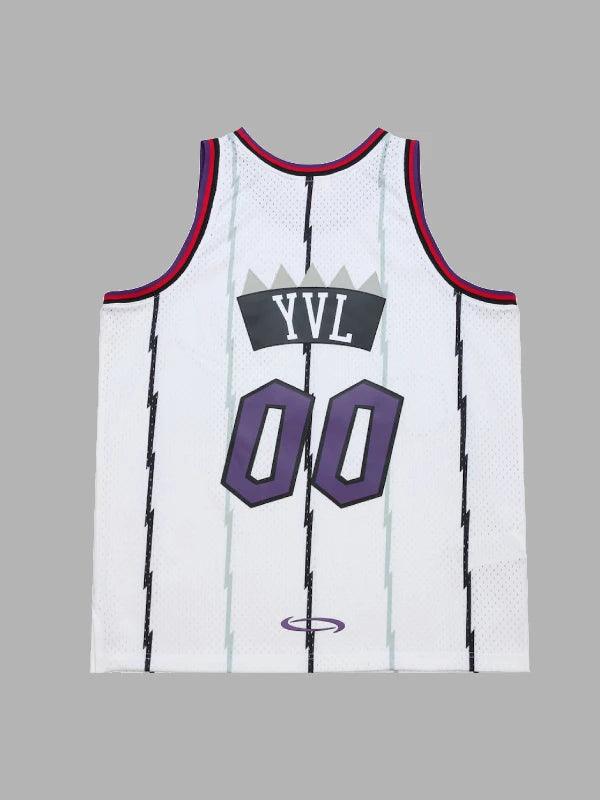 Men s Toronto Raptors Mitchell Ness x Playboi Carti White 1998 99 Swingman Jersey