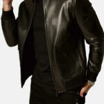 Mens Black Classic Leather Jacket