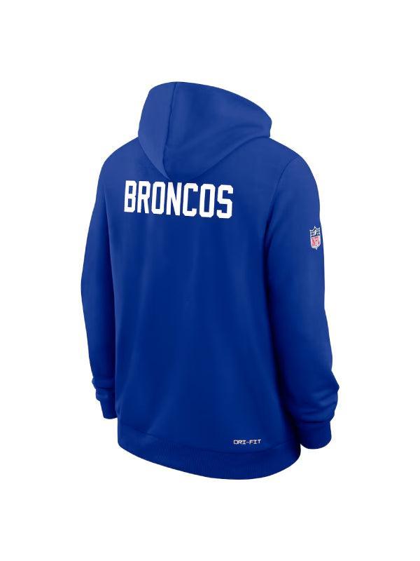 Mens Nike Royal Denver Broncos Club Fleece Pullover Hoodie