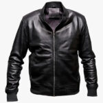 Mens Johnny Genuine Black Leather Jacket