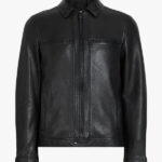 Mens Leather Luck Jacket Black