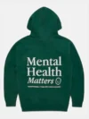 Mental Health Matters Hoodie - Forest Green