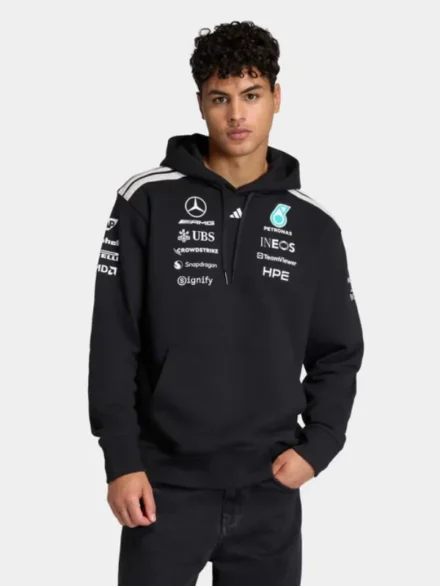 Mercedes AMG PETRONAS F1 Mens 2026 Team Hoodie Black