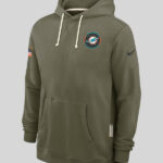 Miami Dolphins Salute to Service Hoodie 2025