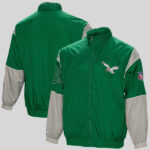 Mitchell Ness Philadelphia Eagles Sideline Jacket Green