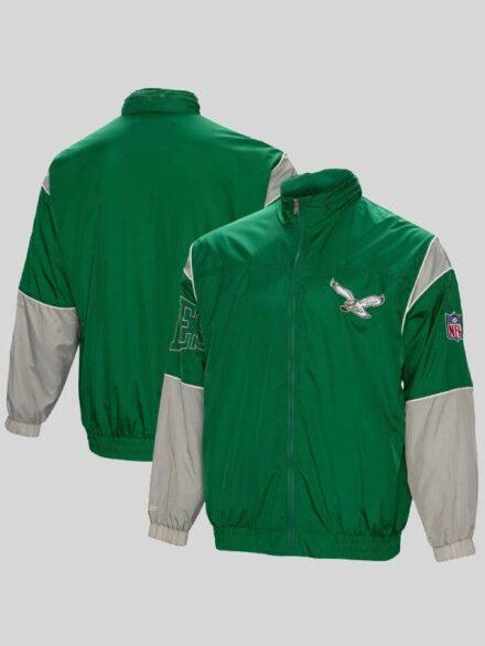 Mitchell Ness Philadelphia Eagles Sideline Jacket Green