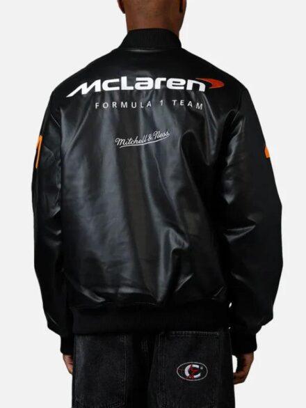 Mitchell Ness X McLaren X Culture Kings Leather Jacket