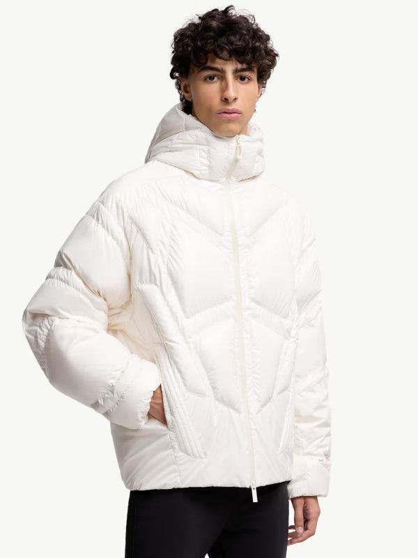 Moncler x A AP Rocky Short Down Jacket White