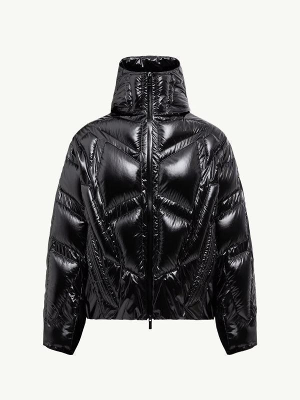 Moncler x A A P Rocky Bahianinha Hooded Short Down Jacket Black