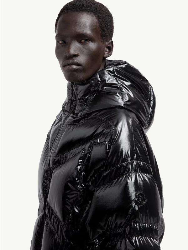 MonclerxA APRockyHoodedShortDownJacketBlack