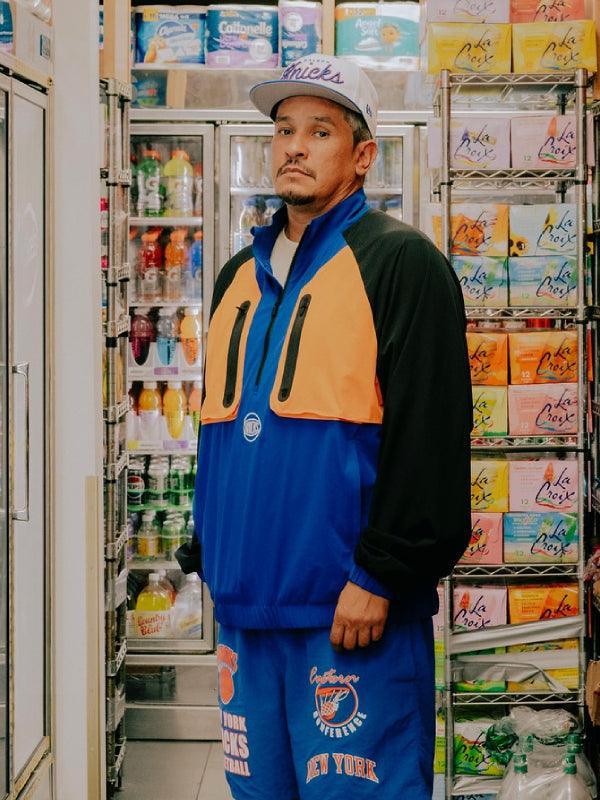 NY Knicks Malbon Pullover Jacket