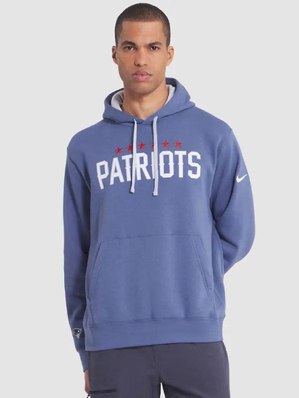 New England Patriots Nike Storm Blue Rivalries Hoodie