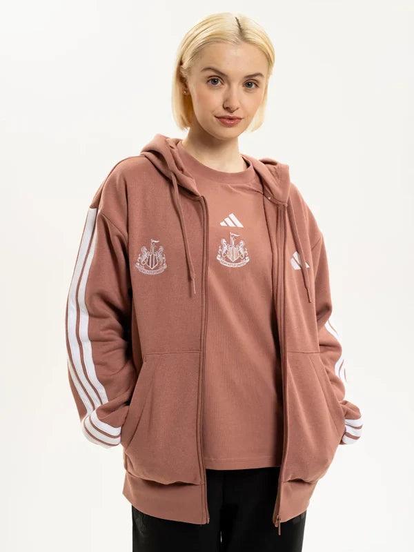 Newcastle United adidas Women s Warm Clay Full Zip Hoodie