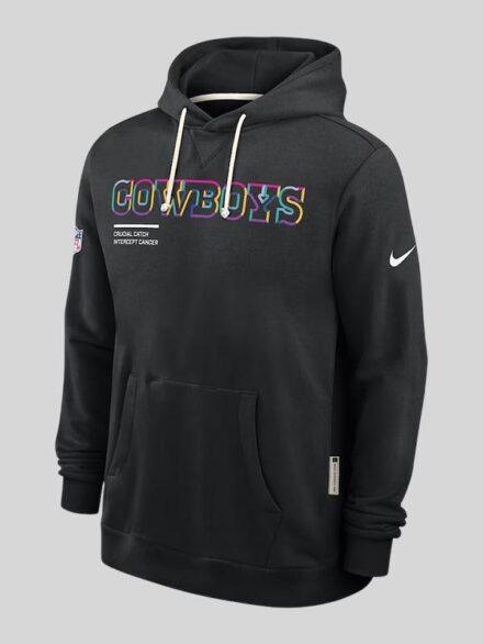 Nike 2025 Crucial Catch Dallas Cowboys Hoodie Black