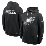 Nike Black Philadelphia Eagles Sideline Initial Home Hoodie