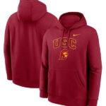 Nike Cardinal USC Trojans Club Hoodie Red