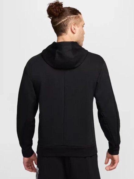 Nike Court Heritage Mens Dri FIT Fleece Tennis Hoodie Black