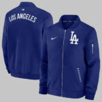 Nike Dodgers Dugout Bomber Jacket Blue