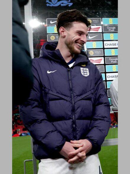 Nike England Strike Storm FIT Down Jacket Blue