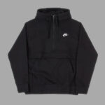 Nike Half Zip Hoodie Black