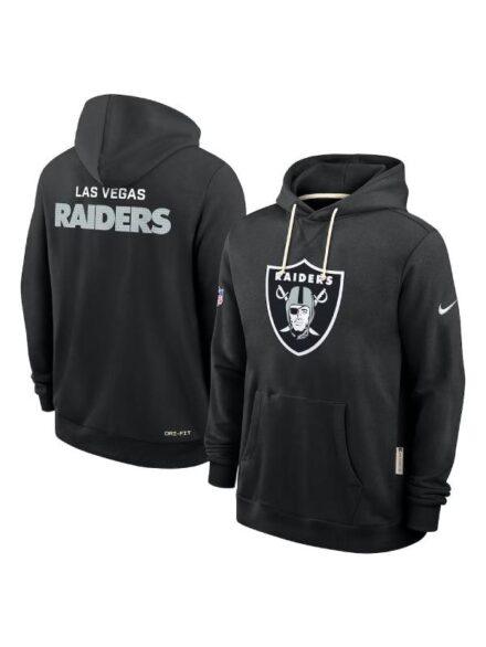 Nike Las Vegas Raiders Sideline Initial Home Hoodie Black
