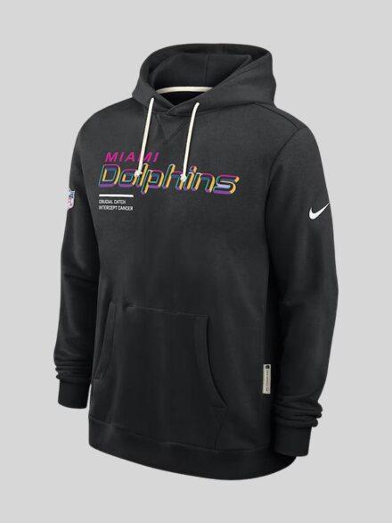 Nike Miami Dolphins Crucial Catch Hoodie 2025