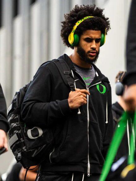 Nike Oregon Ducks Black Zip Up Hoodie