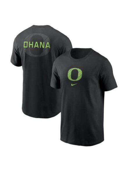 Nike Oregon Ducks Ohana T Shirt Black