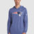 Nike Patriots Rivalries Long Sleeve Hoodie T Shirt Storm Blue