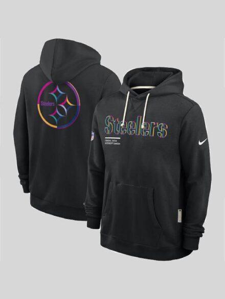 Nike Pittsburgh Steelers 2025 Crucial Catch Hoodie Black