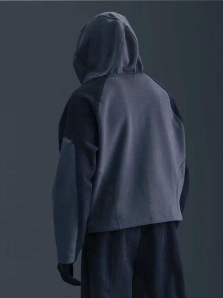 Nike Tech Boreas Men s Oversized Blue Hoodie