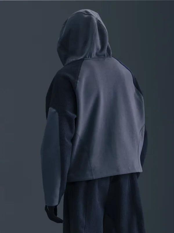Nike Tech Boreas Men s Oversized Blue Hoodie