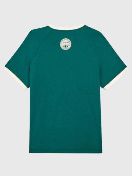 Oasis x Adidas Tour 3 Stripes Green T Shirt